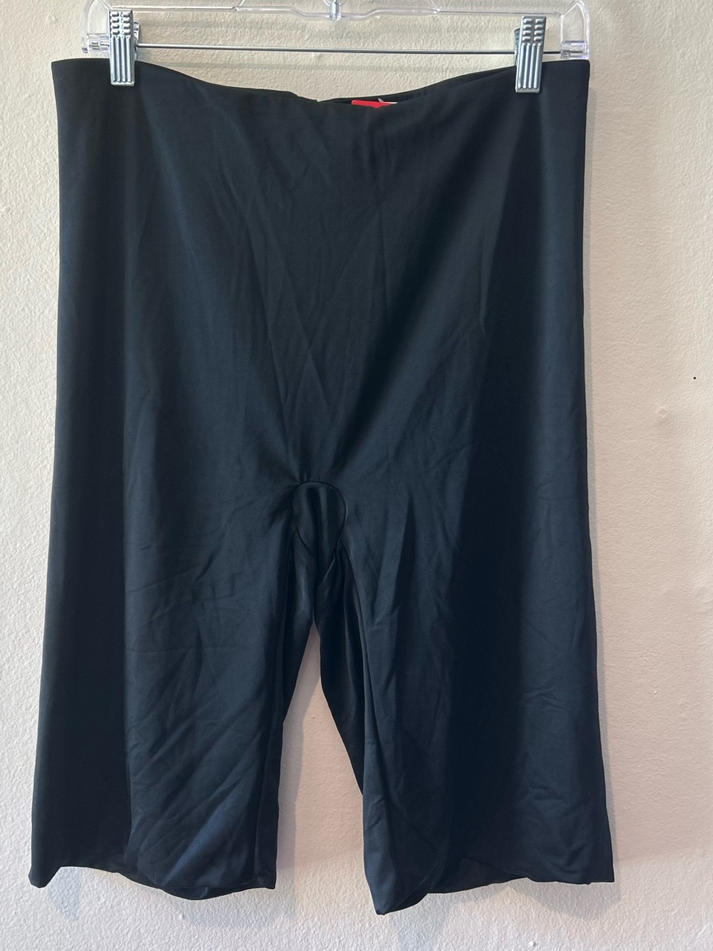 NWT SPANX Black Mid-Thigh Shapewear Shorts 2X Tummy Control Seamless Smoothing